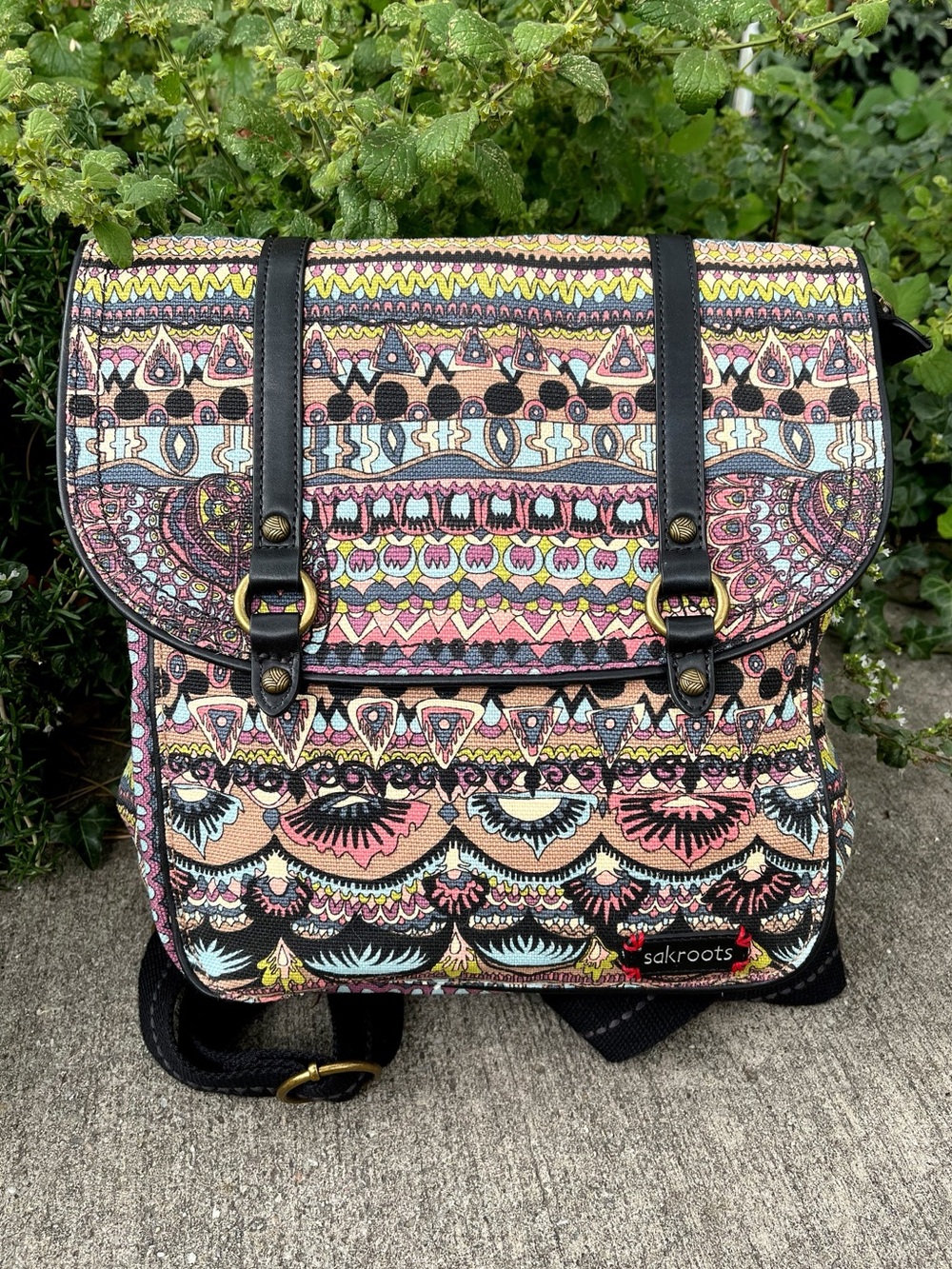 🆕 Listing!  Sakroots | Convertible Multicolor Patterned Backpack